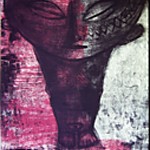 Figure with heart-shaped head  – Jan Palethorpe_225